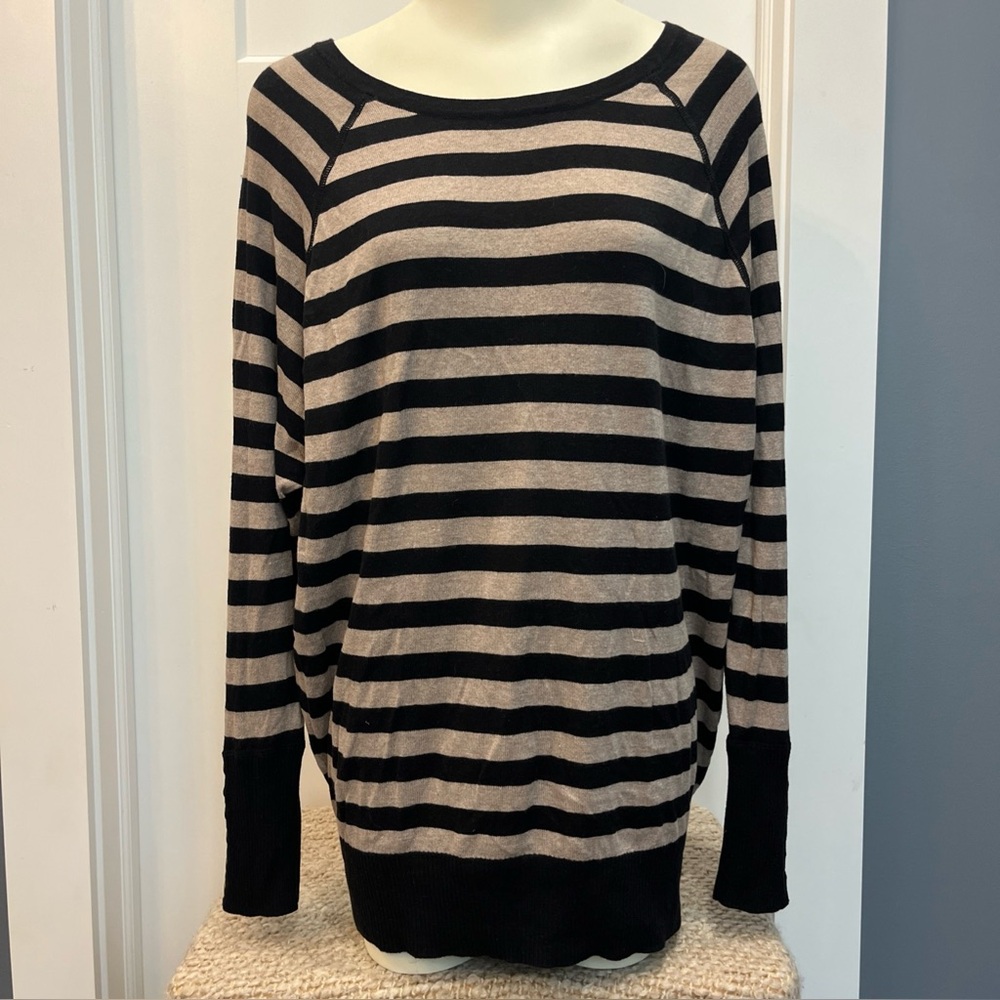 Ruby Moon Women's Pullover Knit Sweater Metal Button Back Cotton Blend Size XL
